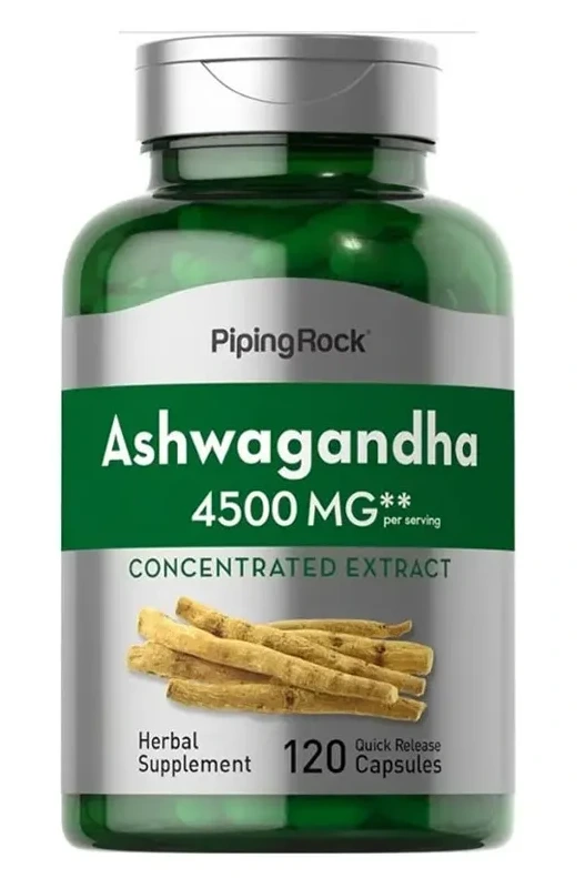 Ashwagandha Root Extract 4500 mg 120 Veg Capsules